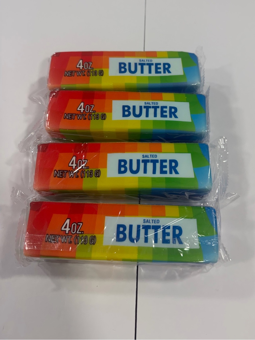 Slow Rising Multicolored Butter Single Stick